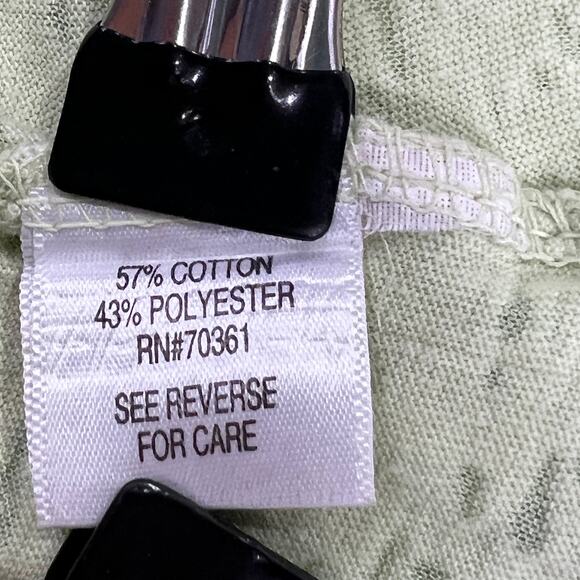 Sonoma Sleeveless Floral Burnout Knit Tank Top Blouse 1X - Picture 6 of 10